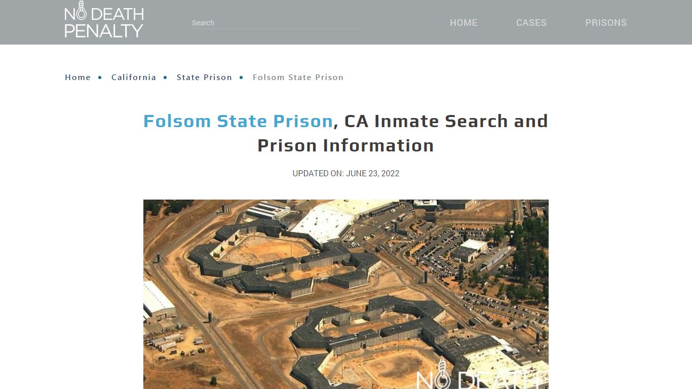 Folsom State Prison, CA Inmate Search, Visitation, Phone ...